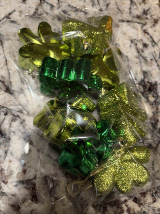 Package of Green Shamrock Hanging Ornaments RCD|152925