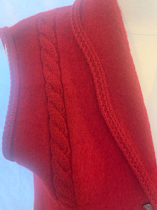 coldwatercreek red vest sz M MTS|127635