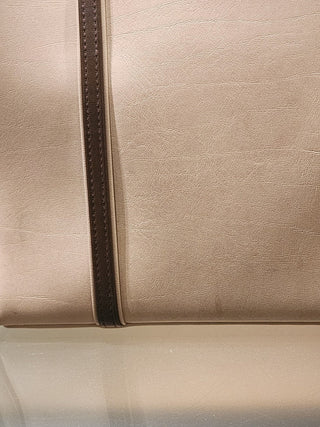 1960s Purse Vinyl Tan w/  Brown Trim RSV