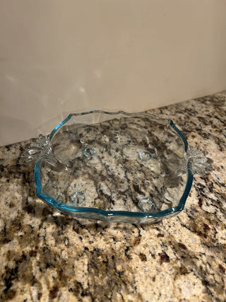 Vintage Azure Blue Candy Dish    MTS