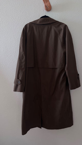 Towne by London Fog 90s brown trench coat MTS|119727