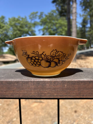 12F VTG Set of 3 Pyrex Cinderella Nesting Bowls  Old Orchard  441 442 443 Mixing Bowls MTS|67931