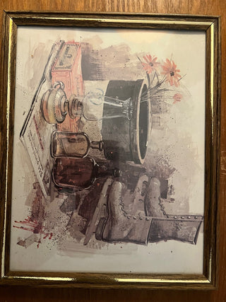 Mj94-VTG framed watercolor  MTS