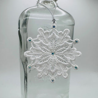 Embroidered Ornament - Snowflake - RCD|137570