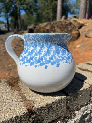 6” Blue Spongewear Pitcher Made in Italy
