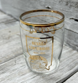 Vintage Coors Banquet Sm 6 oz Beer Tasting Glass NV Nevada Centinnial Breweriana #47 VV MTS|103420