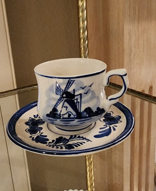 Petite Cup & Saucer Delft RSV|66182