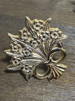 Set of 6 Vtg Floral Napkin Rings RCD|80060