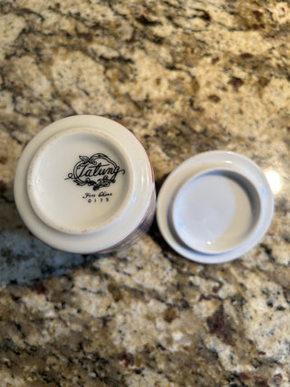 Vintage Tea Cup with Lid, 2 Piece,  MTS|88545