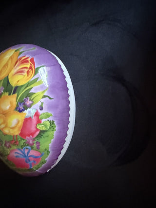 Nestler Cardboard Easter Egg Victorian Reproduction Paper Mache #62 VV MTS