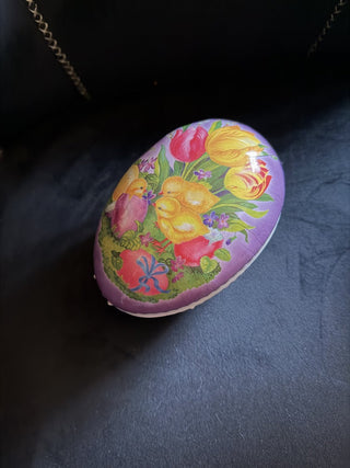 Nestler Cardboard Easter Egg Victorian Reproduction Paper Mache #62 VV MTS