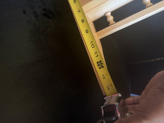 Wooden plate, shelf with coat hooks dual hearts 25.5" X 14.8" #62 VV MTS