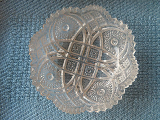 Crystal cut grass bowl MTS|78221