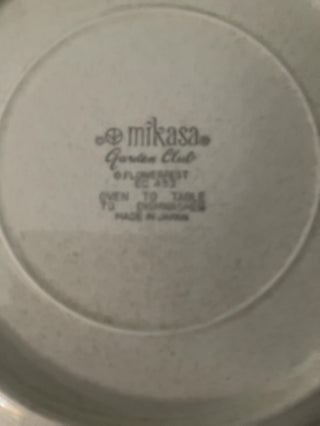 Mikasa Garden Club Flowerfest dinner plate