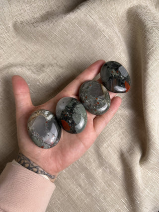African Bloodstone Pillow Stone|52968