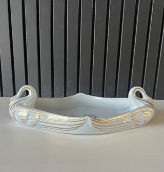 Blue swan trinket dish RSV|121345