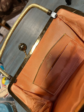 60s Gold Lame Purse Ande MTS|132588