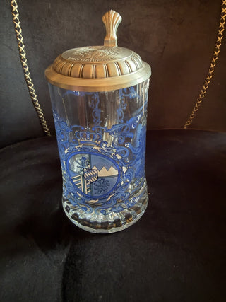 Domex Old Gerrmany Coats of Arms Lidded Mug Stein #47 VV MTS