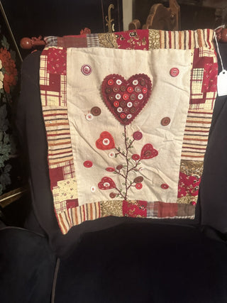 Quilt with a tree heart of buttons #62 VV MTS