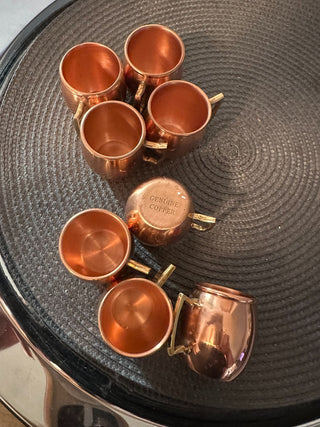 Copper Moscow Mule set 8 Cambridge 2 oz MTS|73145