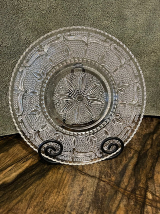 Vintage Federal Glass Co. Heritage Pattern 11 1/2" Platter. RSV