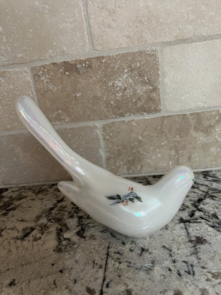 Vintage Fenton Iridescent Carnival Glass Bird of Happiness RCD