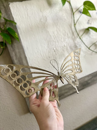 Gorgeous Vintage MCM Brass Butterfly MTS|113466
