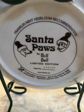 LMTD Edition Franklin Mint Santa Paus 81/2" Collector Plate Bill Bell|131582