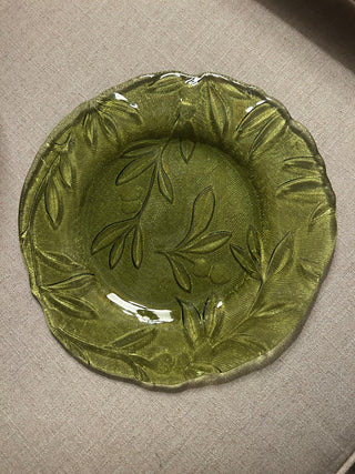 Green Glass Plate    MTS