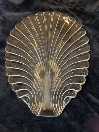 JP Mikasa Crystal Sea Fare Frosted Lobster Teardrop Shape Platter 17” x 13”