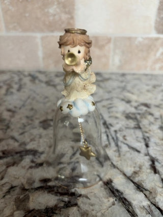 Vintage Precious Moments Musical Angel Bell Trumpet