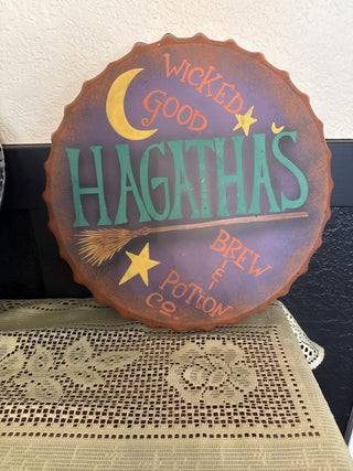 Wicked Good Night Hagatha's Sign -RCD