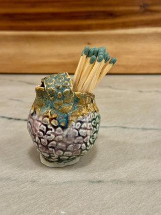 Ceramic sm creamer/matches