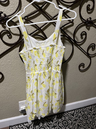 Women's Size 14/16 Short Summer Dress with Lemons RCD|119379