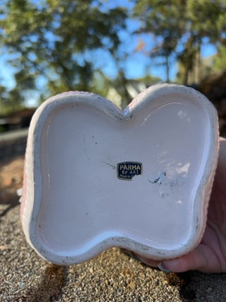 Vintage Parma by AAI Pink ceramic baby bootie planter