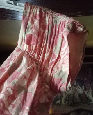 50s Jerry Gilden cotton print dress, S/M. MTS