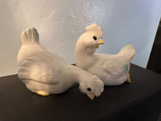 Chicken SET 2 Hens white Nippon A198 MTS|64771