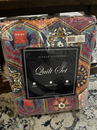 NEW Twin Size "Annika" Quilt Set RCD