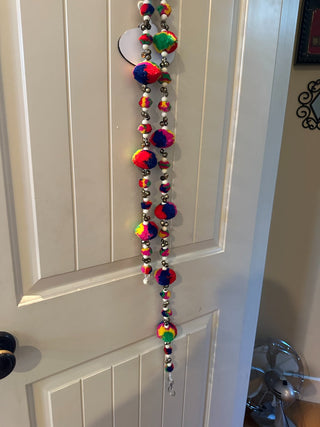 Boho Pom Pom and Bell Garland 72" RCD