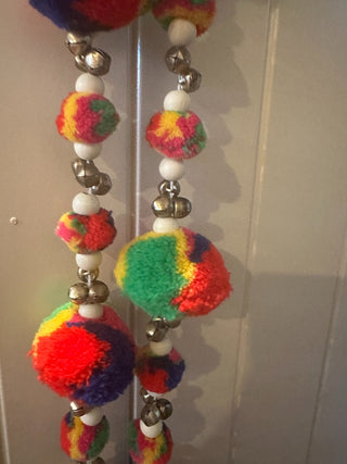 Boho Pom Pom and Bell Garland 72" RCD