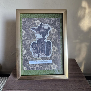 Snarky Victorian Art - Gold Frame 3.5x5 Portrait (BRI) - MTS|120109