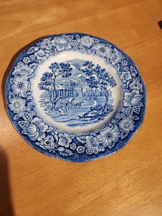 Liberty Blue Monticello Saucer