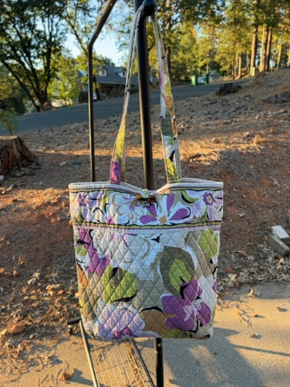 Vera Bradley Portobello Road pattern quilted tote bag