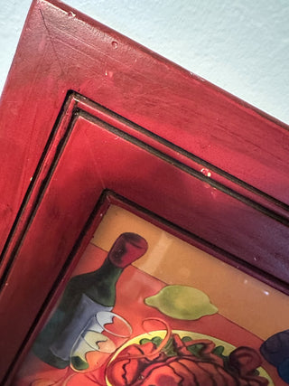 Frame Print Wine 14x14|51582