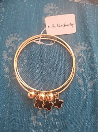 3 Ring Bracelet w/ Charms