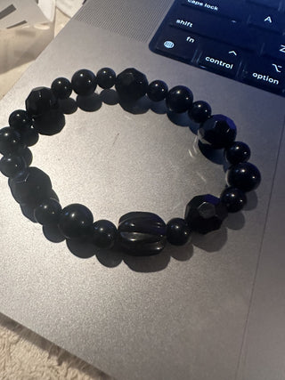 Vintage black bracelet #62 VV MTS|89449