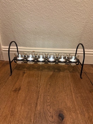 Wrought Iron 6 Tealight Holder RSV|153269