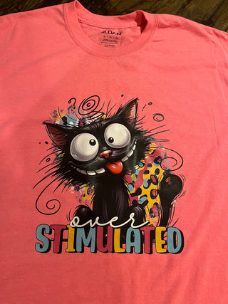 Over Stimulated Coral Unisex Size Large|72490
