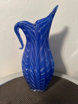 ArtGlass BlueSw pitcher|58572