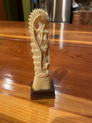 Hand Carved Bone Totem Statue~ MTS|113720